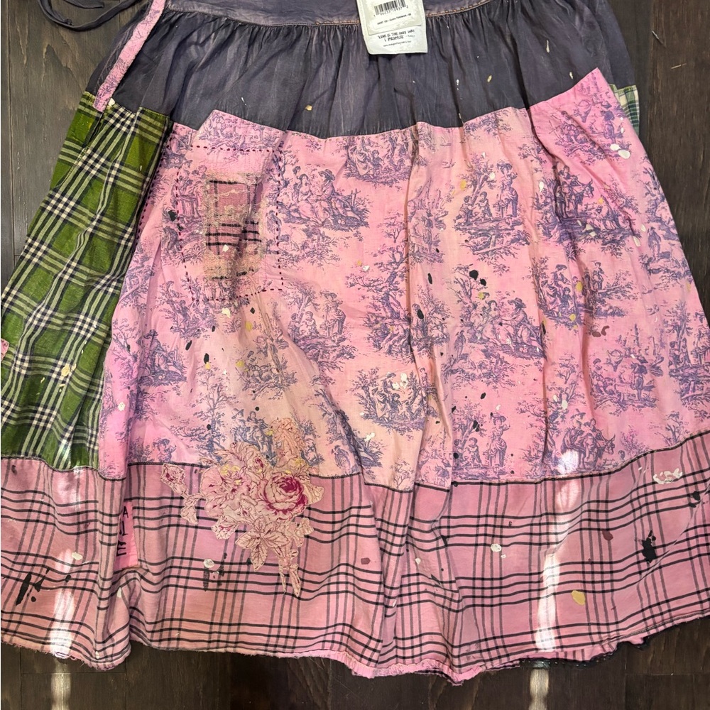 Magnolia Pearl Pink and Green A-Line Skirt Pristine cond, Nvr worn, with tags